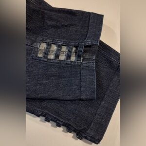Soft Surroundings Dark Blue cropped Jeans w/ decorative ankles - XL